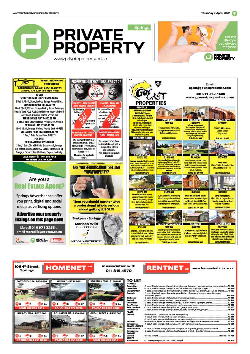 Springs Advertiser 7 April 2022 page 9