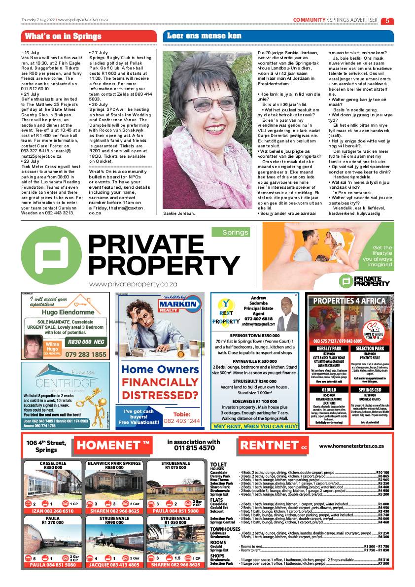 Springs Advertiser 7 July 2022 page 5