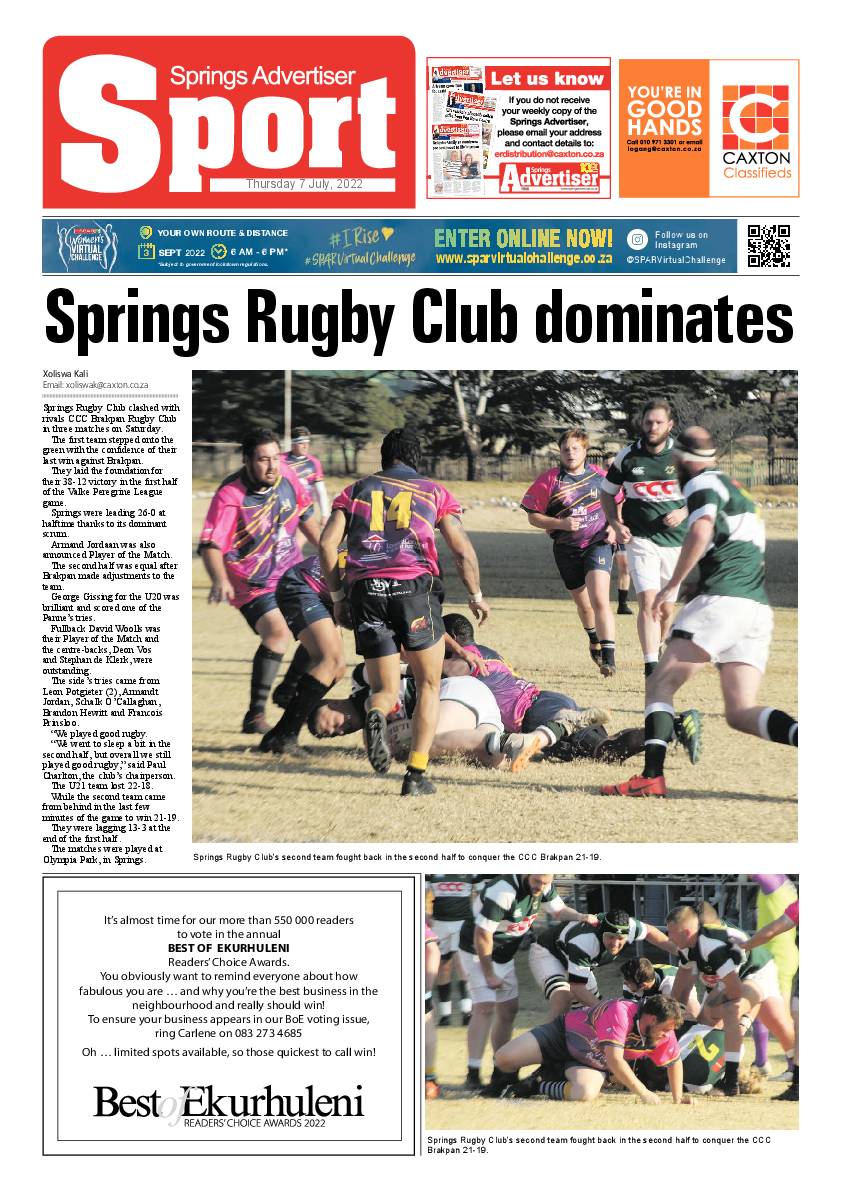 Springs Advertiser 7 July 2022 page 8