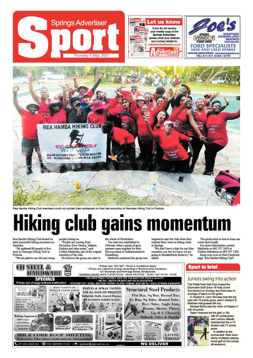 Springs Advertiser 7 May 2021 page 12