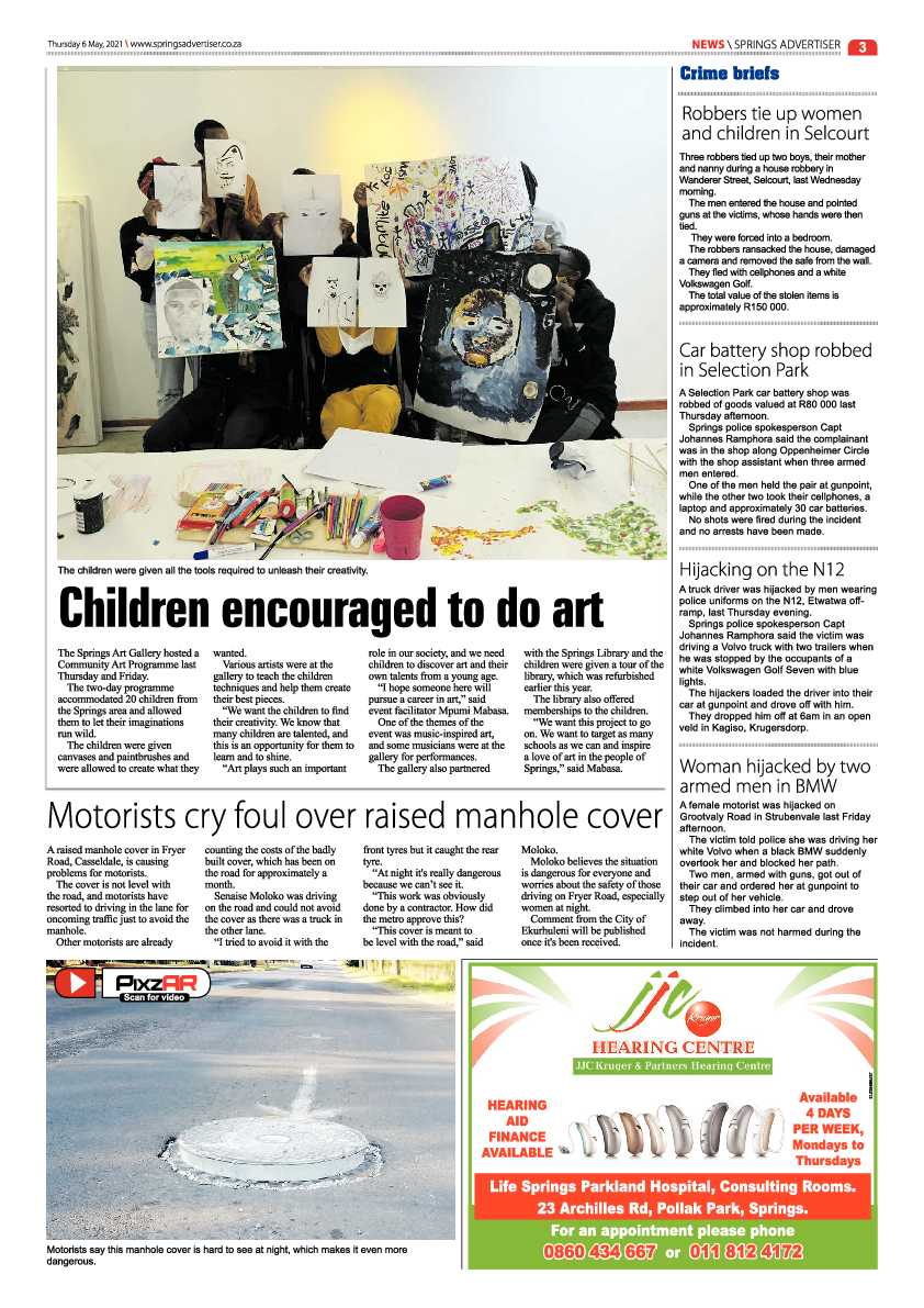 Springs Advertiser 7 May 2021 page 3