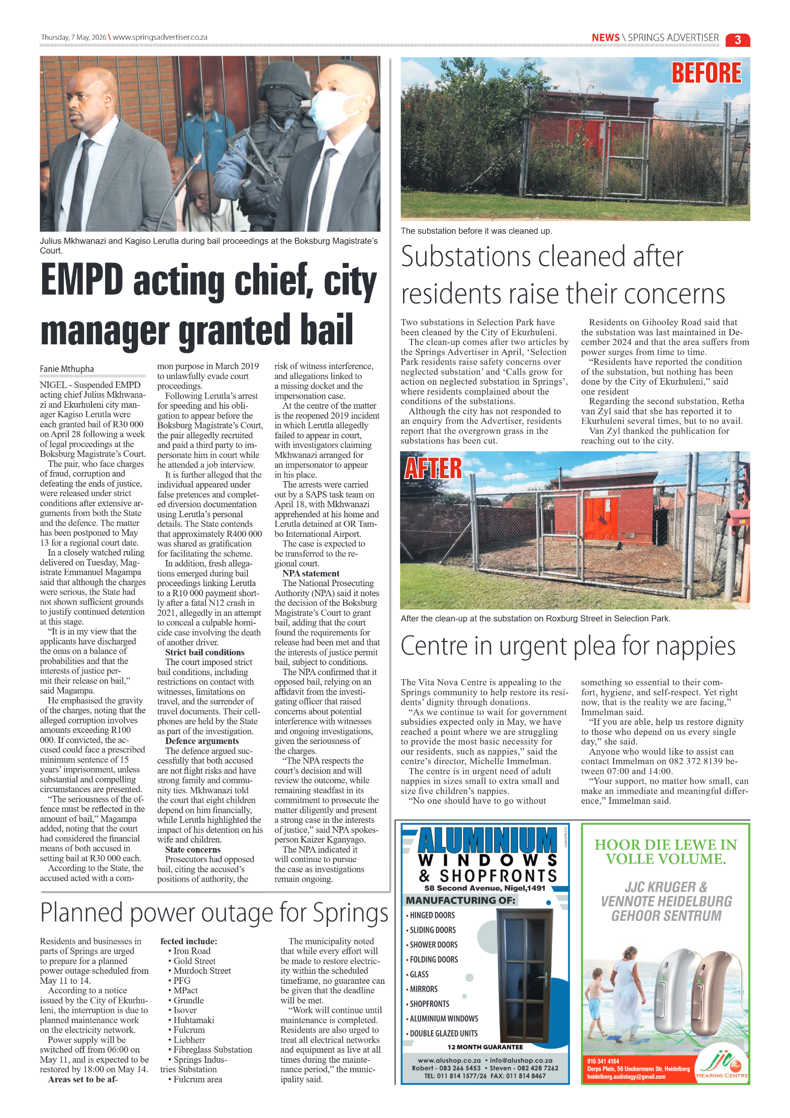 Springs Advertiser 7 May 2026 page 3