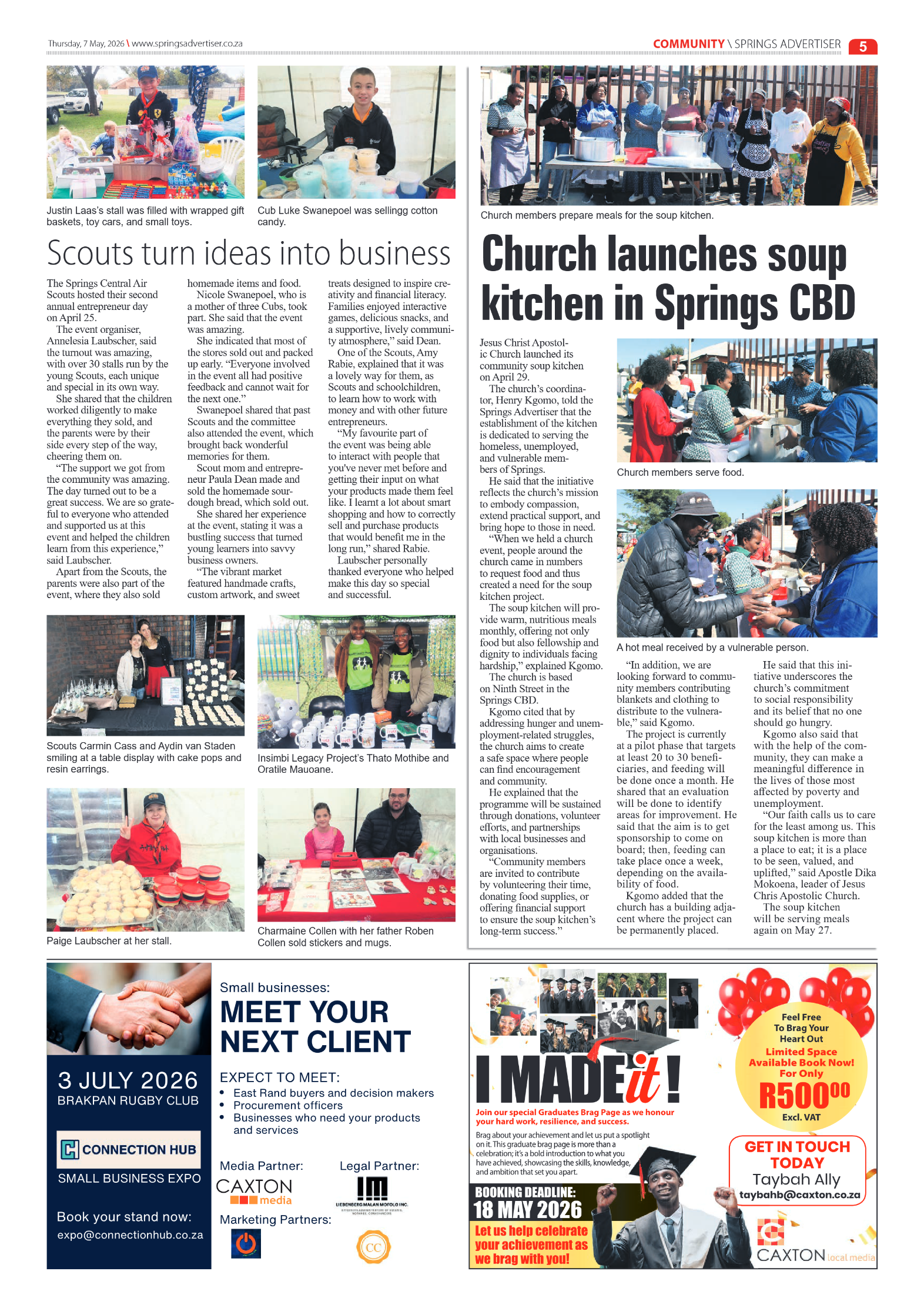 Springs Advertiser 7 May 2026 page 5
