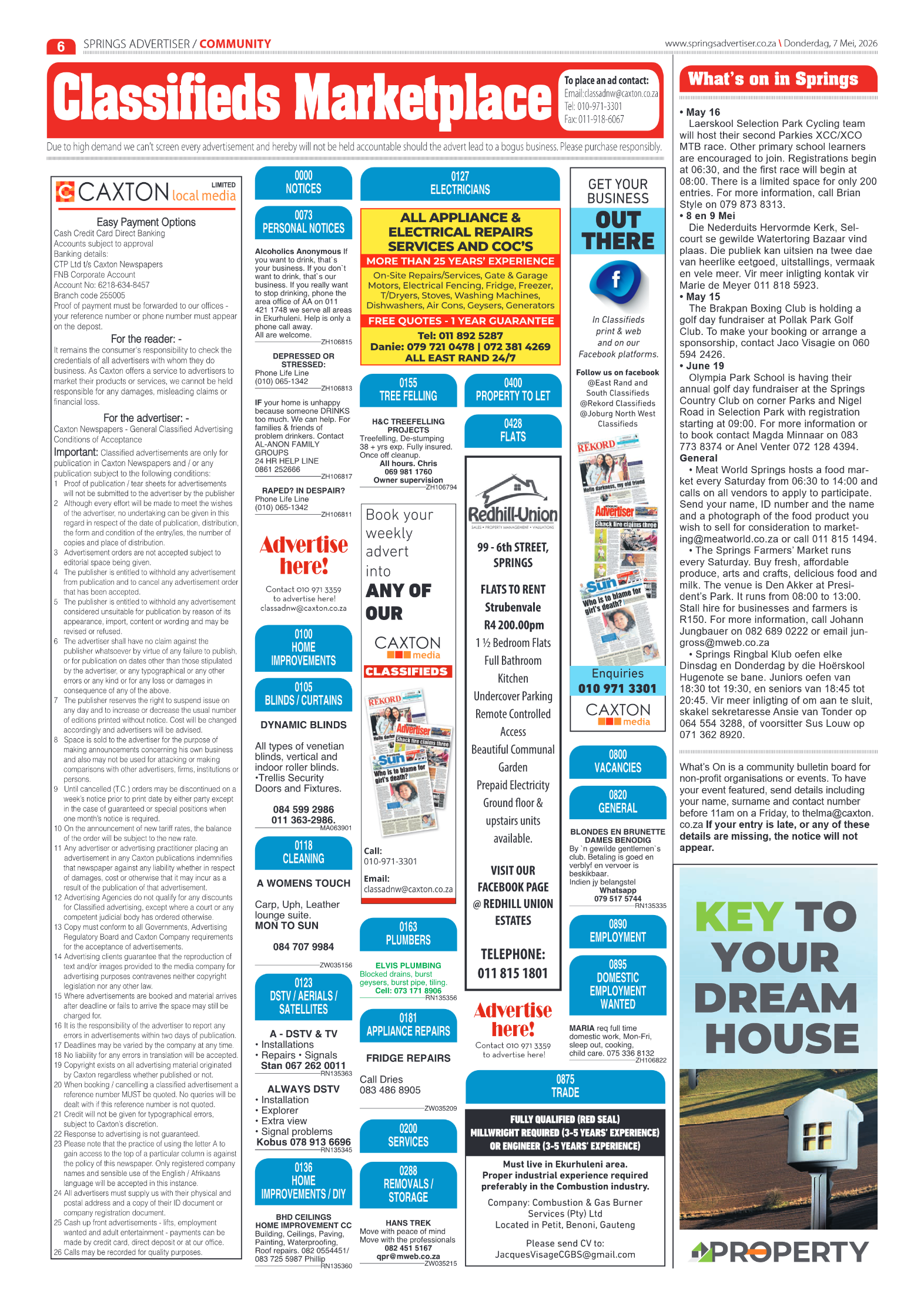 Springs Advertiser 7 May 2026 page 6