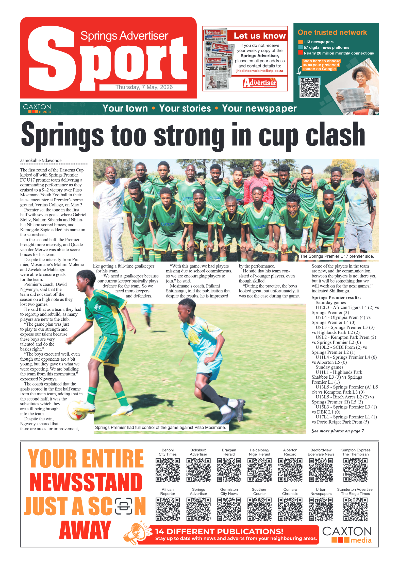 Springs Advertiser 7 May 2026 page 8