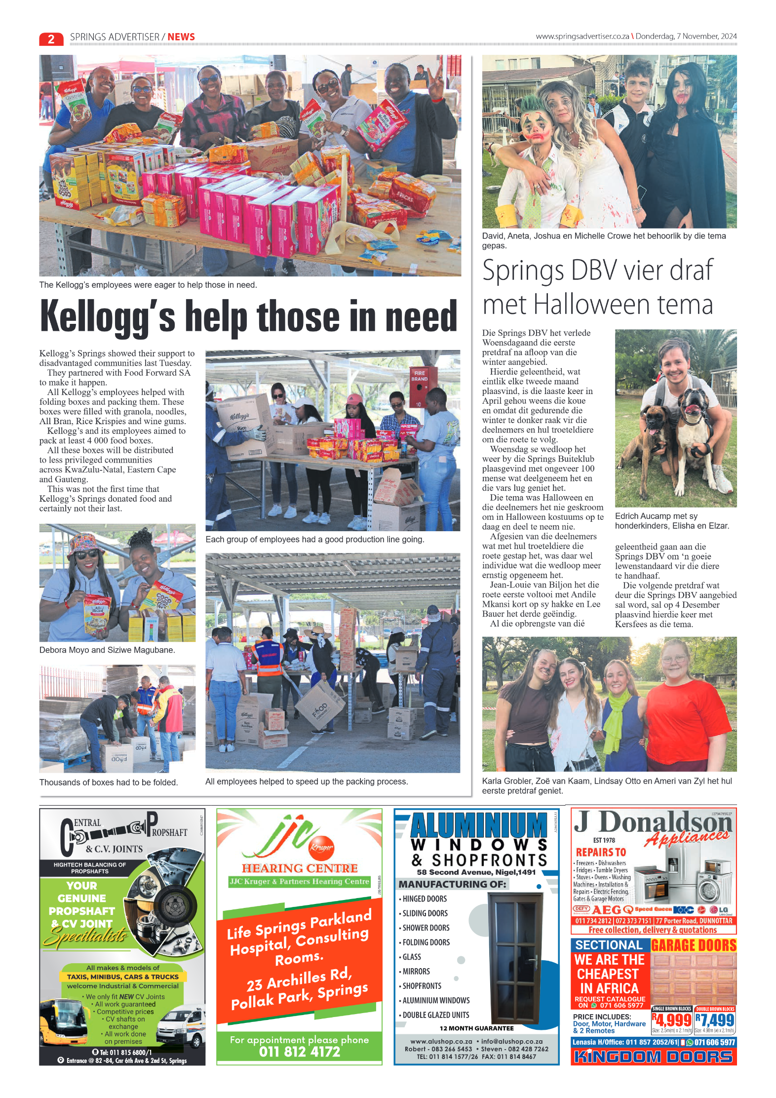 Springs Advertiser 7 November 2024 page 2