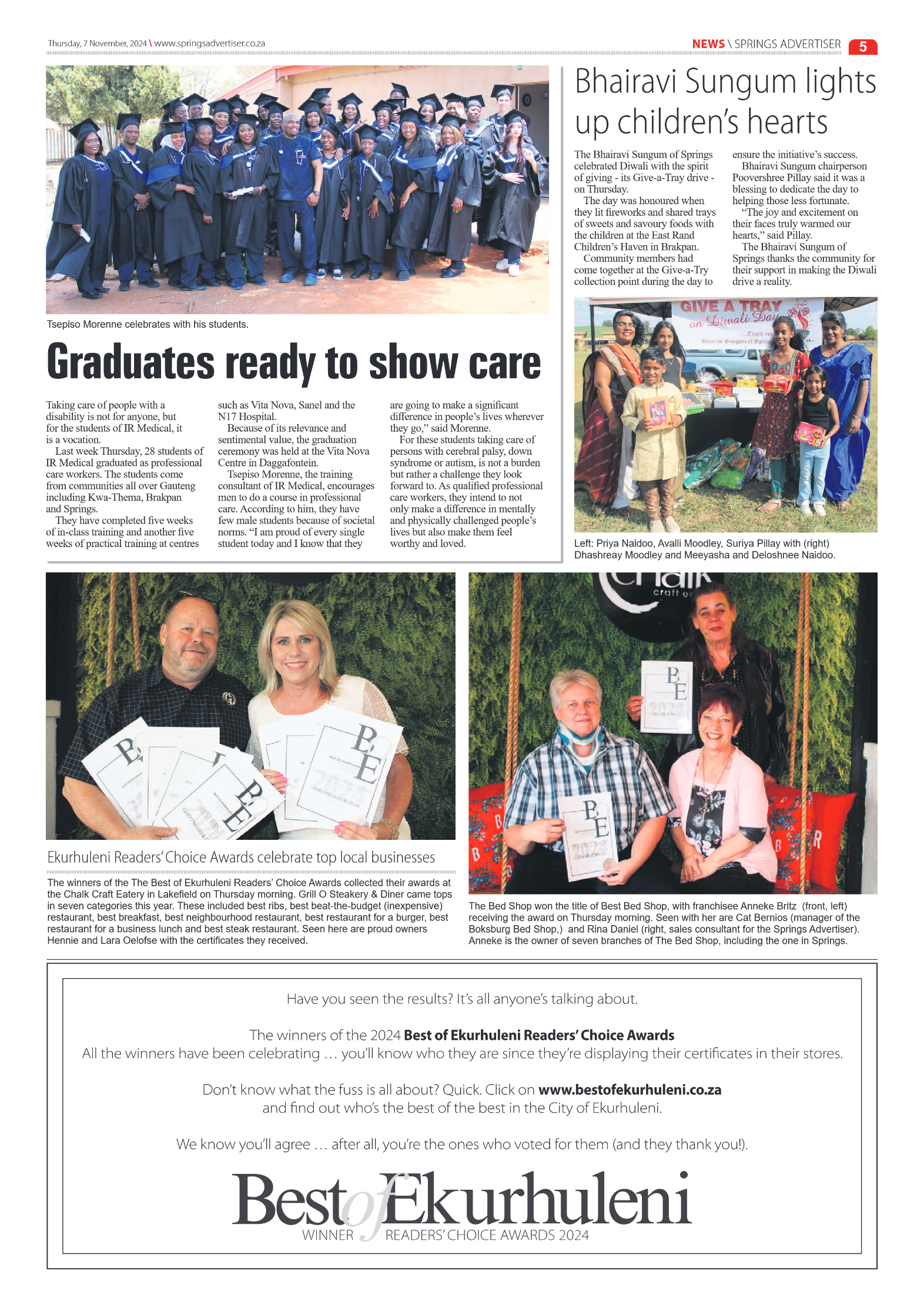 Springs Advertiser 7 November 2024 page 5