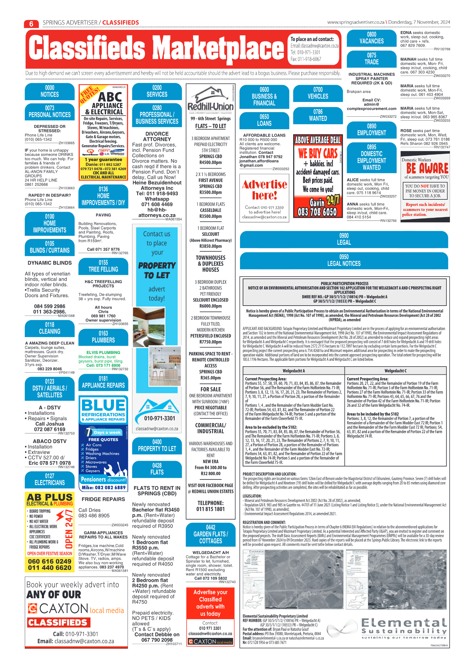 Springs Advertiser 7 November 2024 page 6