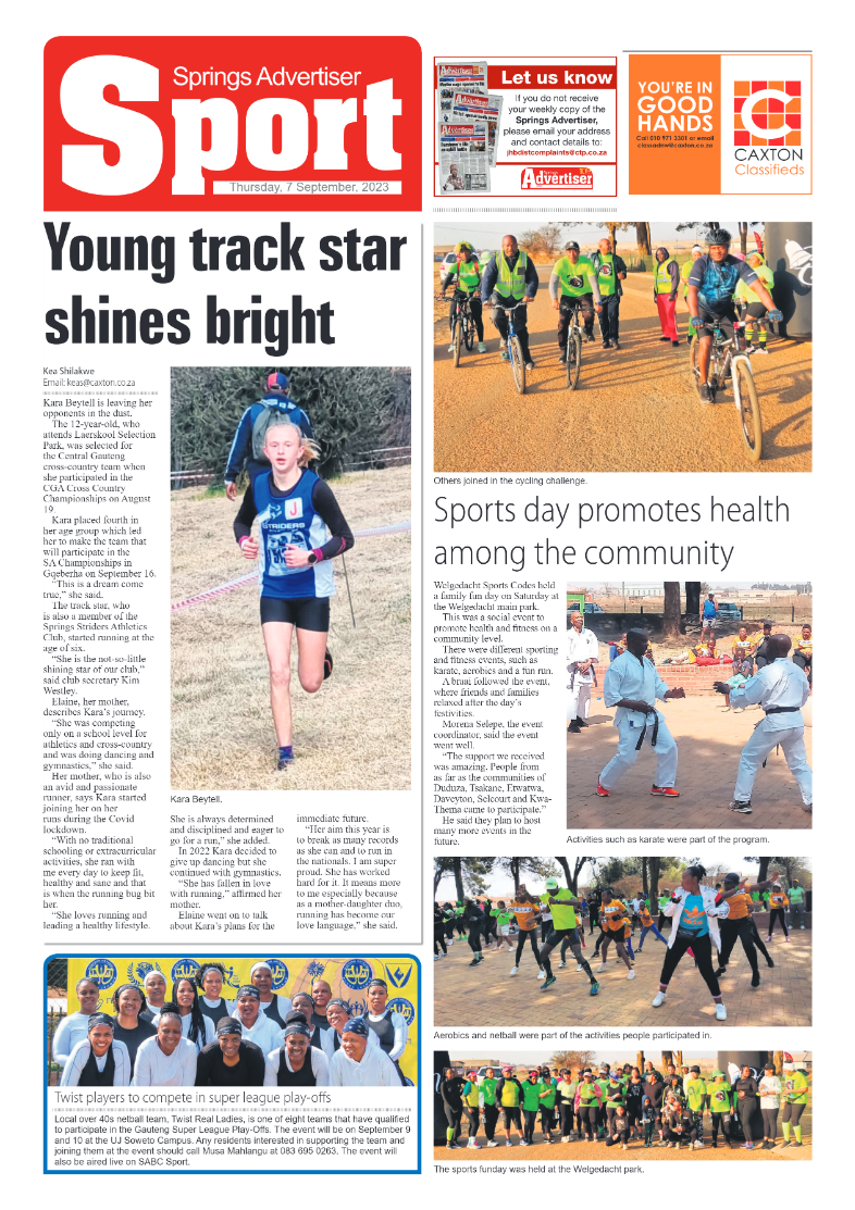 Springs Advertiser 7 September 2023 page 12