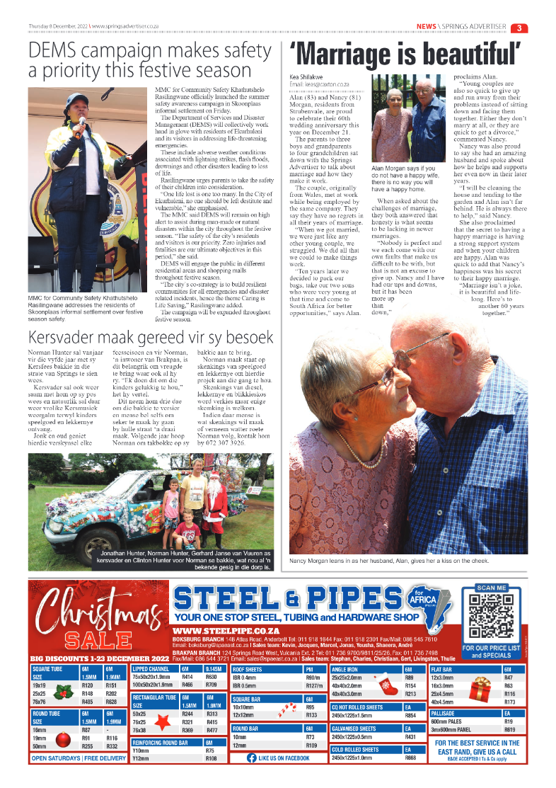 Springs Advertiser 8 Dec 2022 page 3