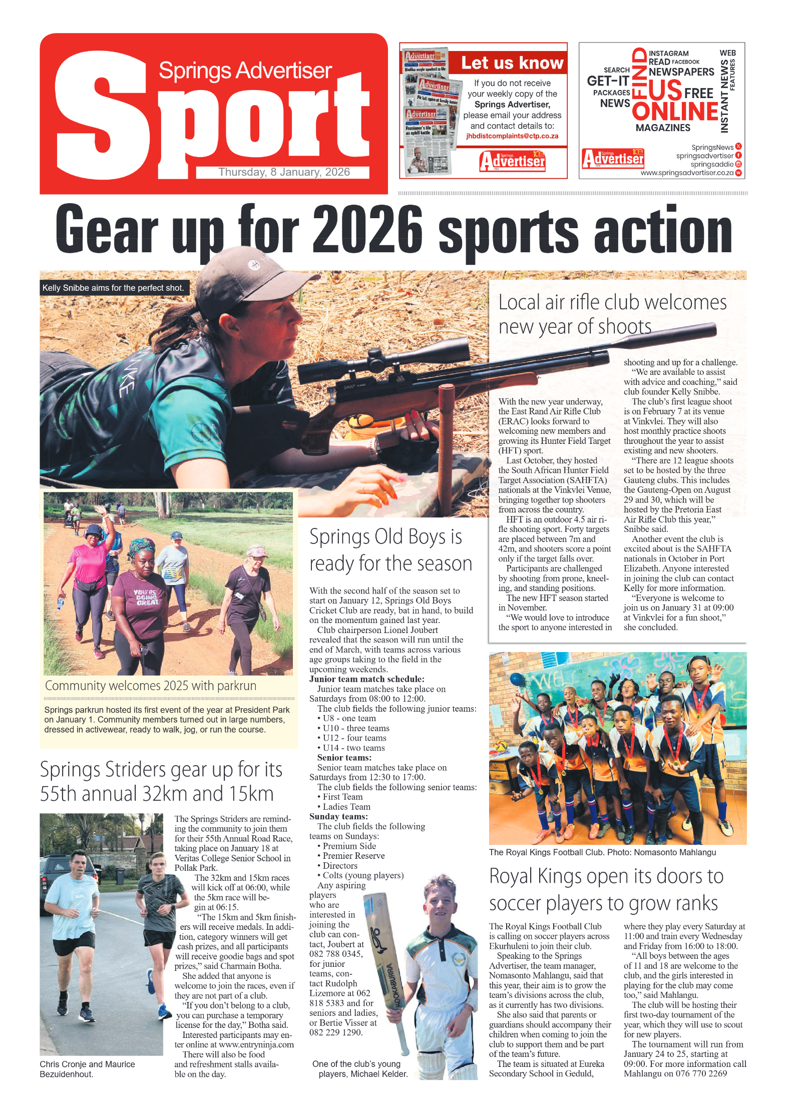Springs Advertiser 8 January 2026 page 8