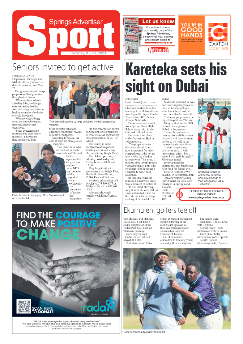Springs Advertiser 8 June 2023 page 8