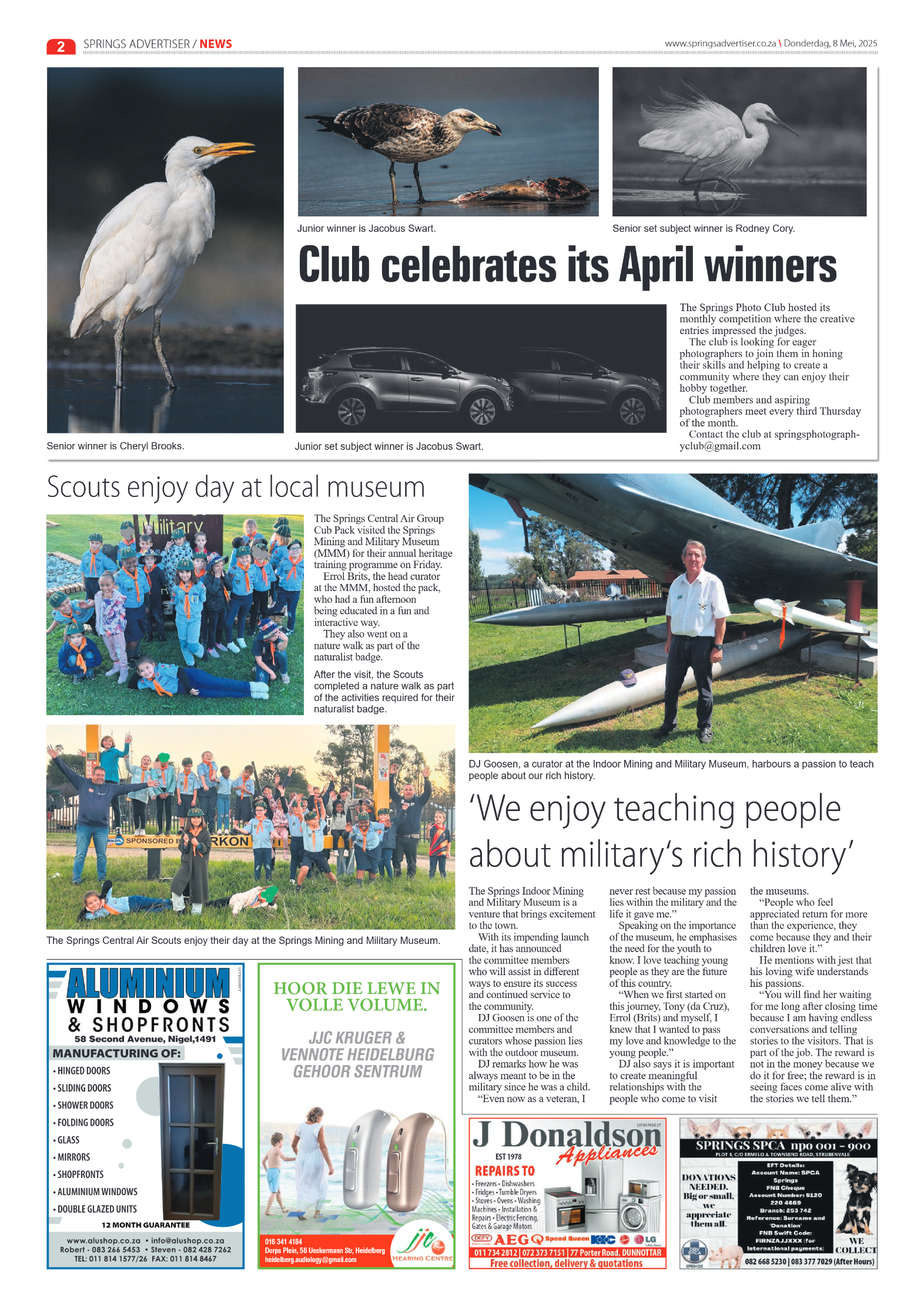 Springs Advertiser 8 May 2025 page 2