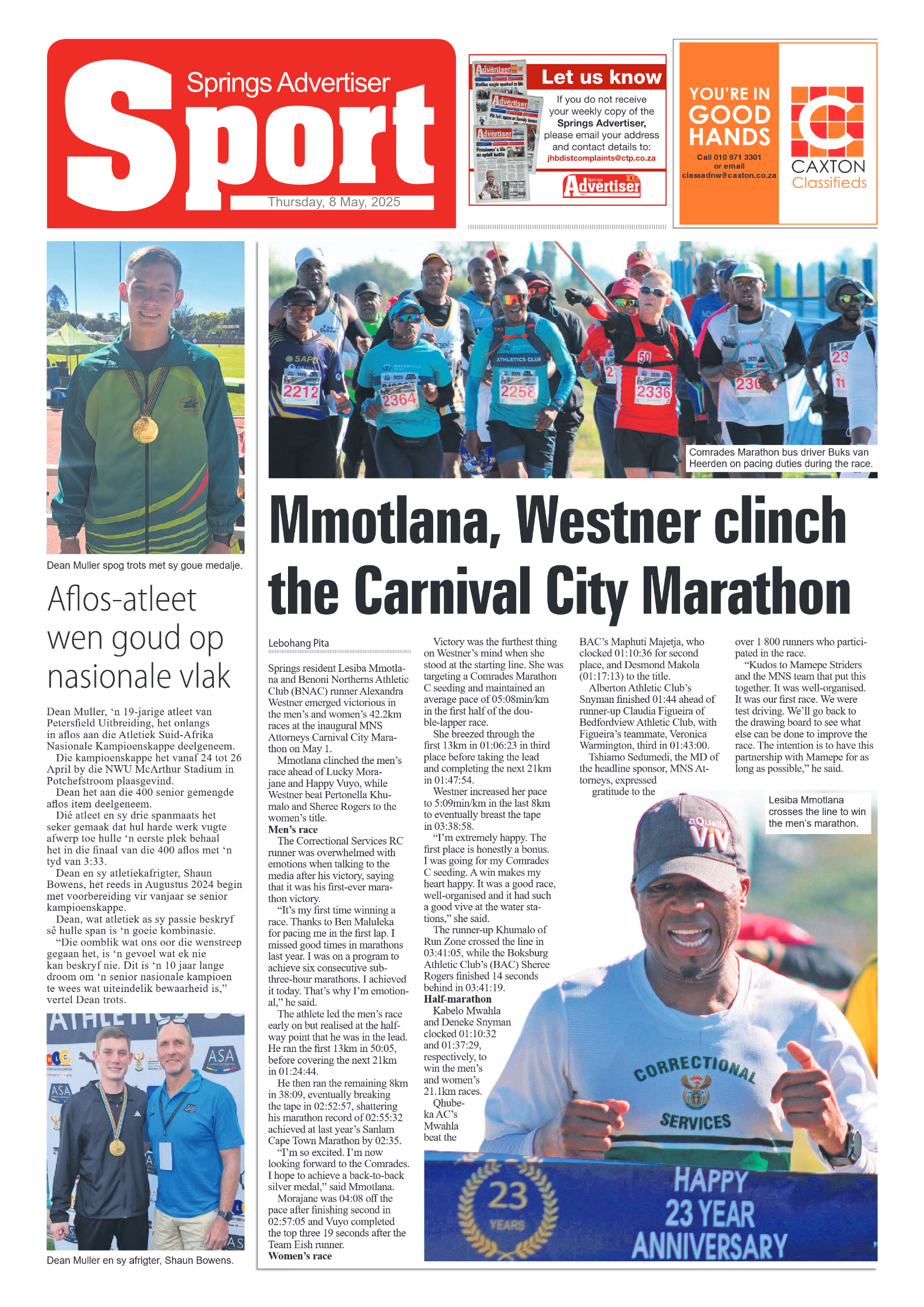 Springs Advertiser 8 May 2025 page 8