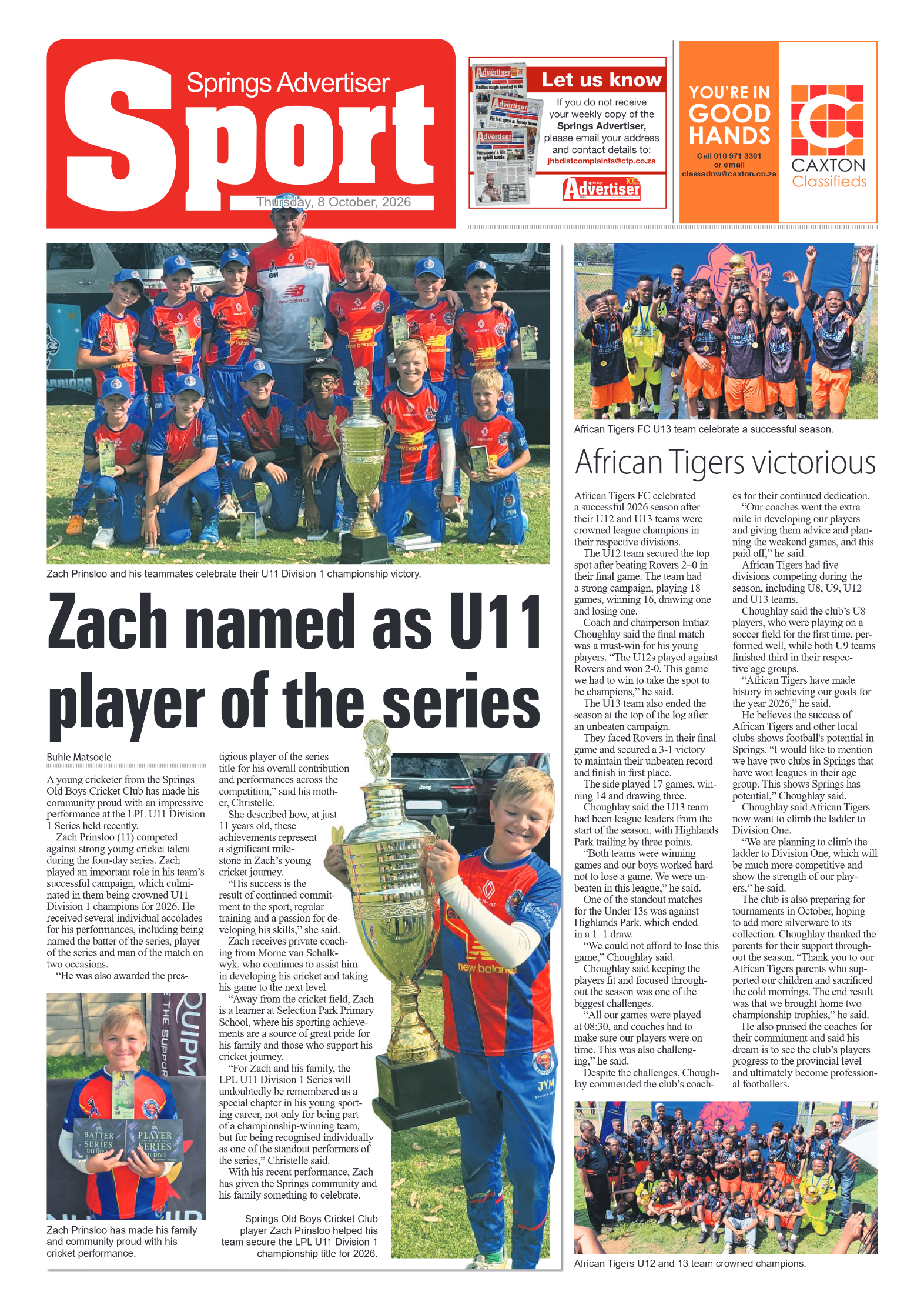 Springs Advertiser 8 October 2026 page 10