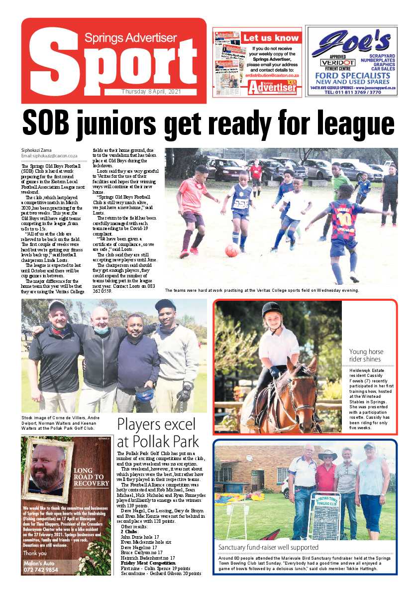 Springs Advertiser 9 April 2021 page 12