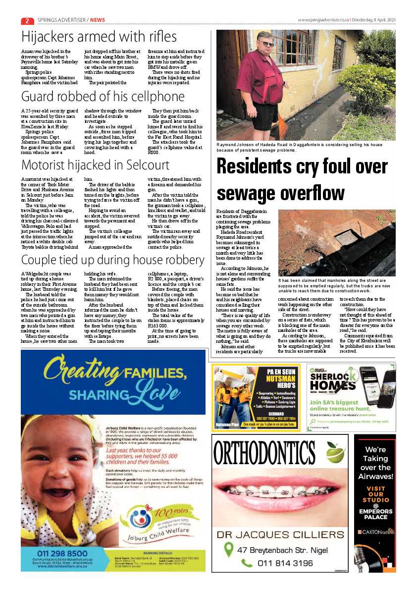 Springs Advertiser 9 April 2021 page 2