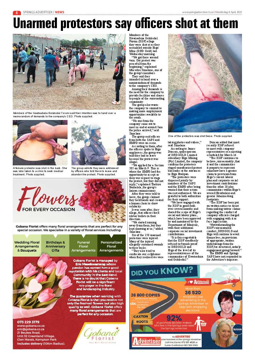 Springs Advertiser 9 April 2021 page 4