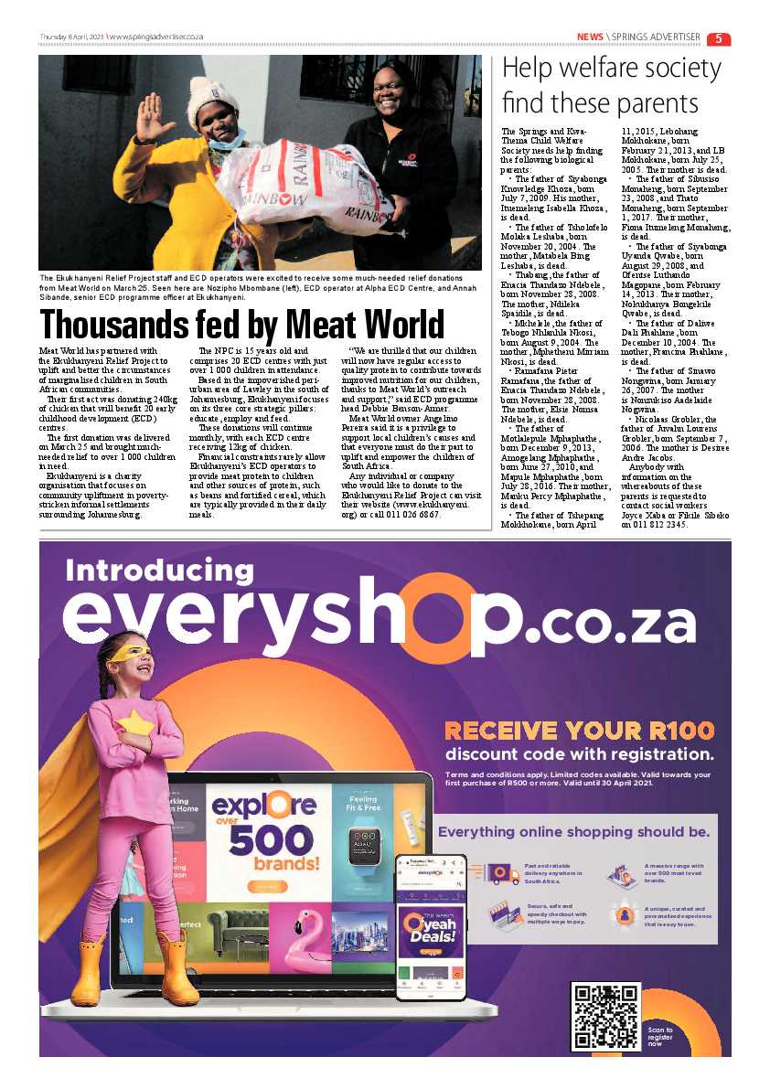 Springs Advertiser 9 April 2021 page 5