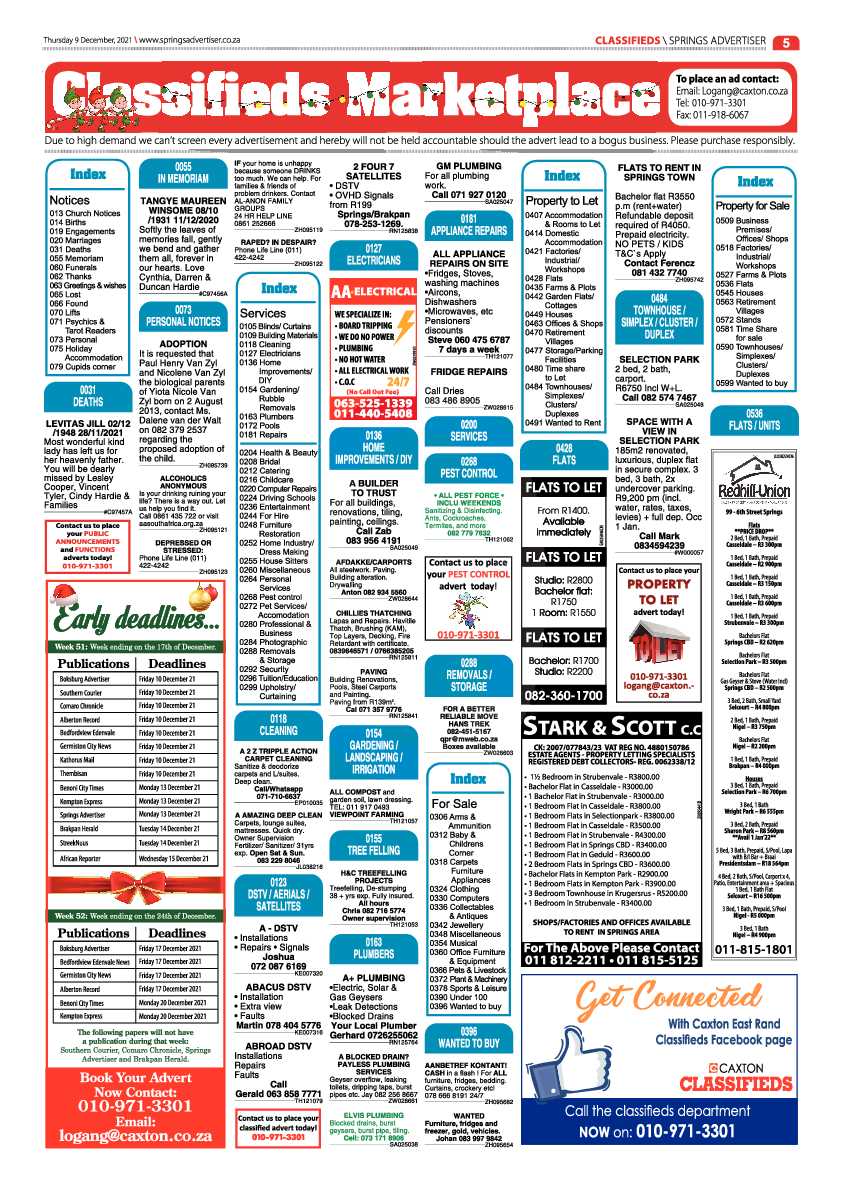Springs Advertiser 9 December 2021 page 5