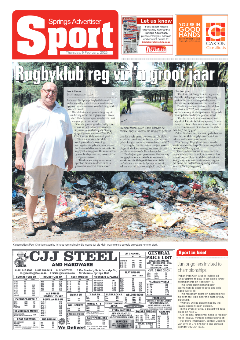 Springs Advertiser 9 February 2023 page 12