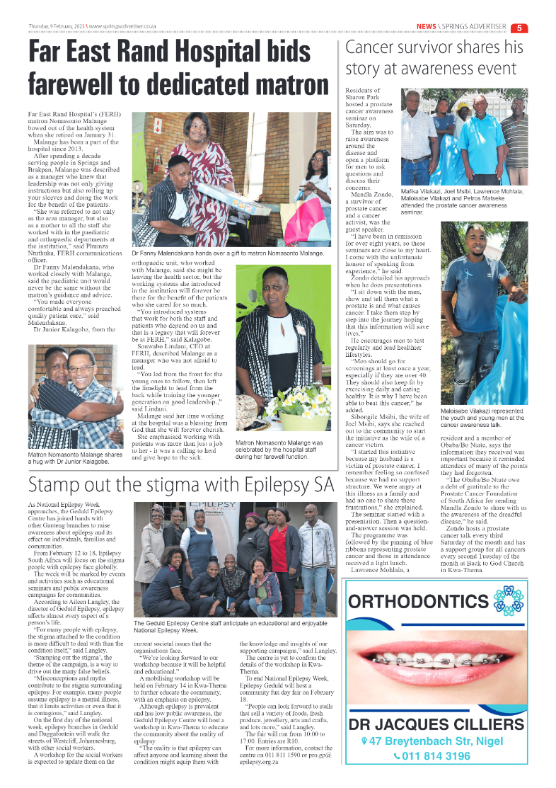 Springs Advertiser 9 February 2023 page 5