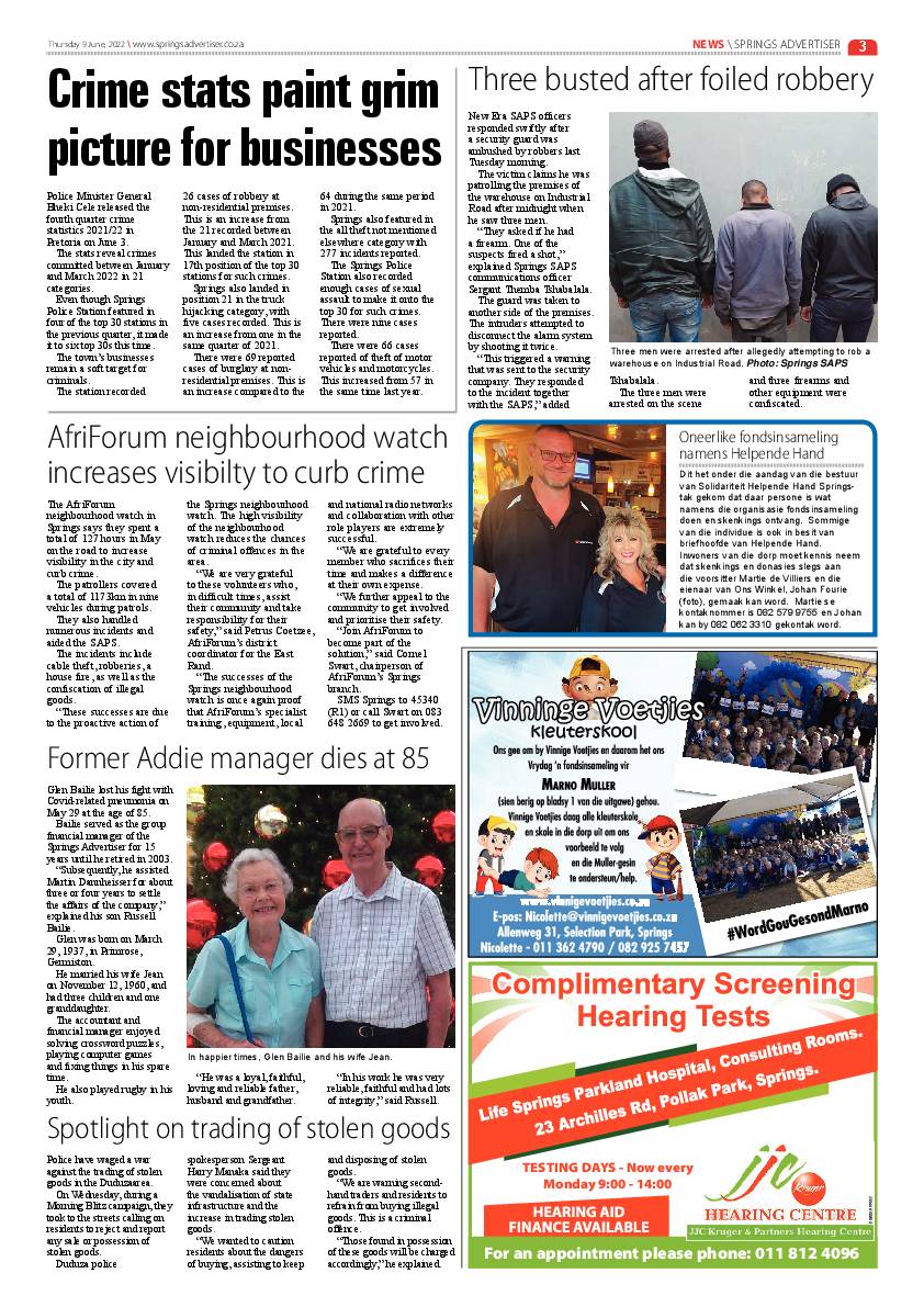 Springs Advertiser 9 June 2022 page 3