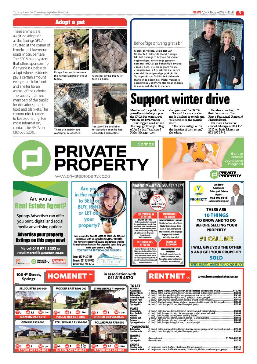 Springs Advertiser 9 June 2022 page 5