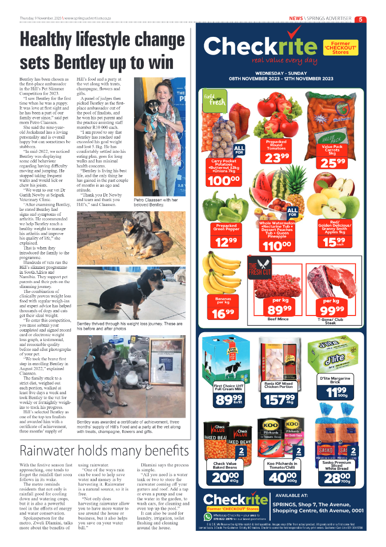 Springs Advertiser 9 November 2023 page 5