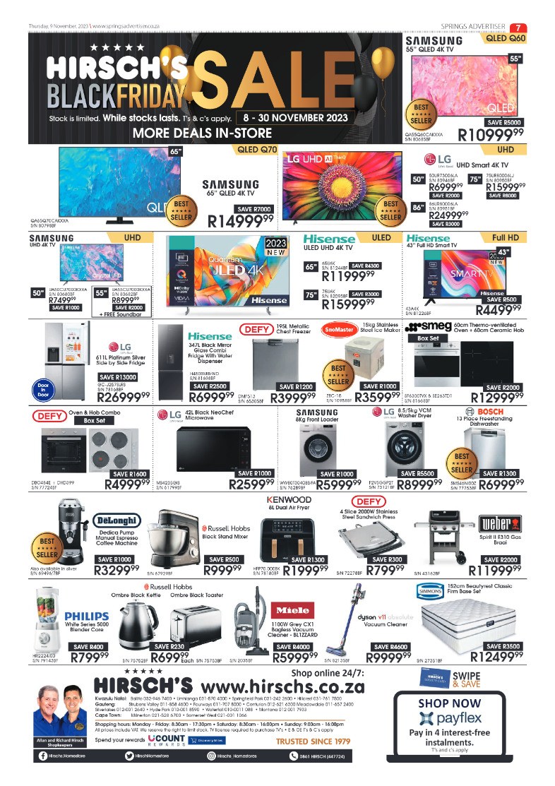 Springs Advertiser 9 November 2023 page 7