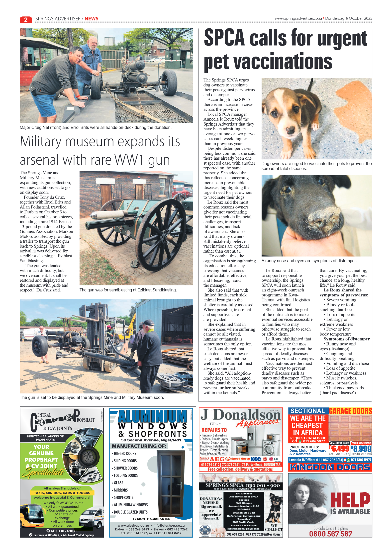 Springs Advertiser 9 October 2025 page 4