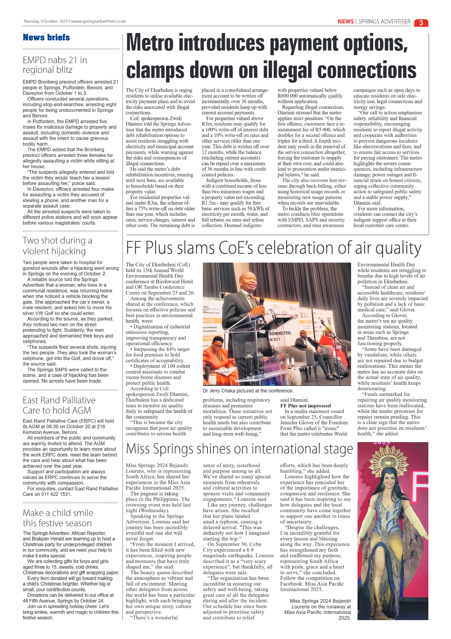 Springs Advertiser 9 October 2025 page 5