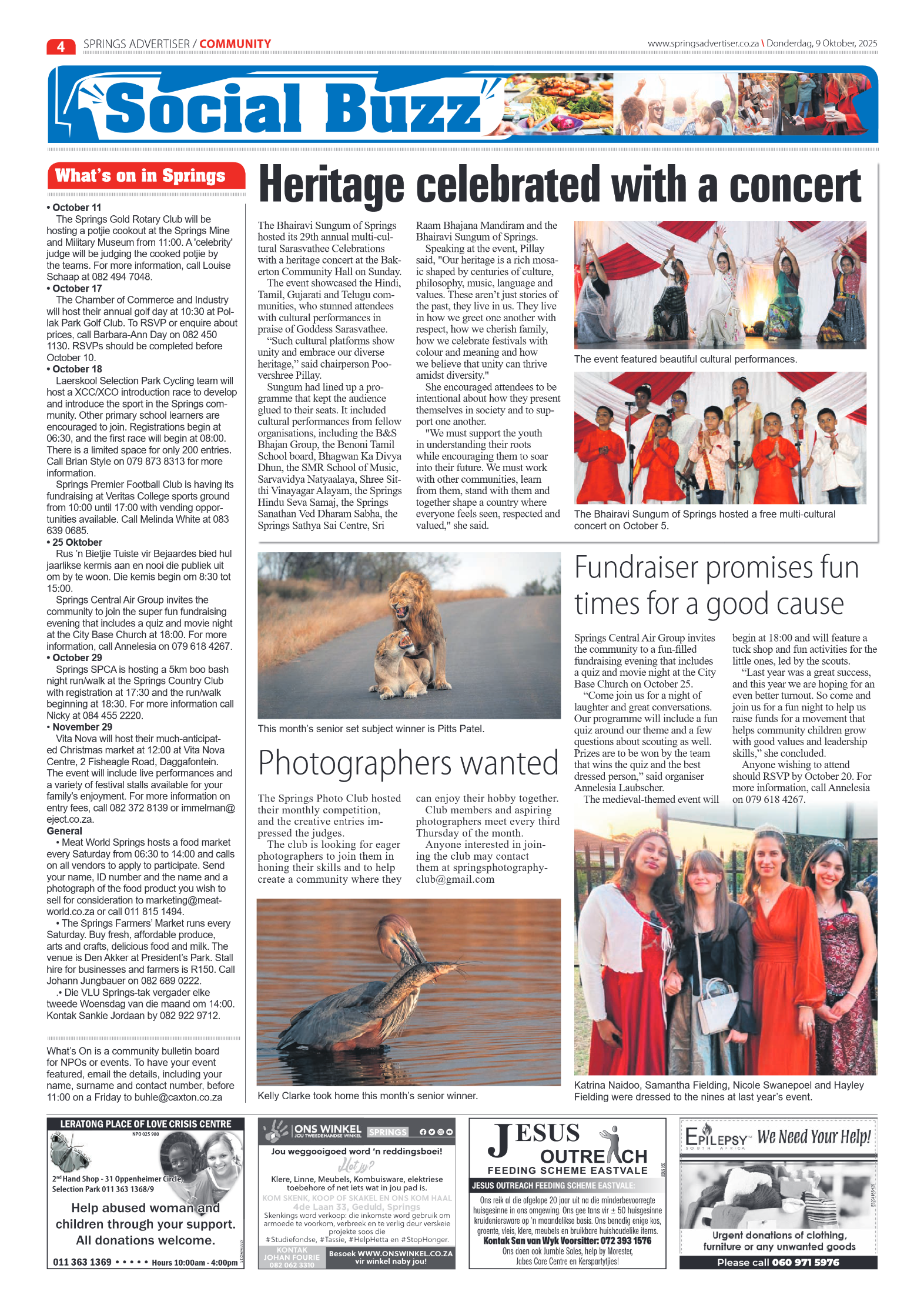 Springs Advertiser 9 October 2025 page 6