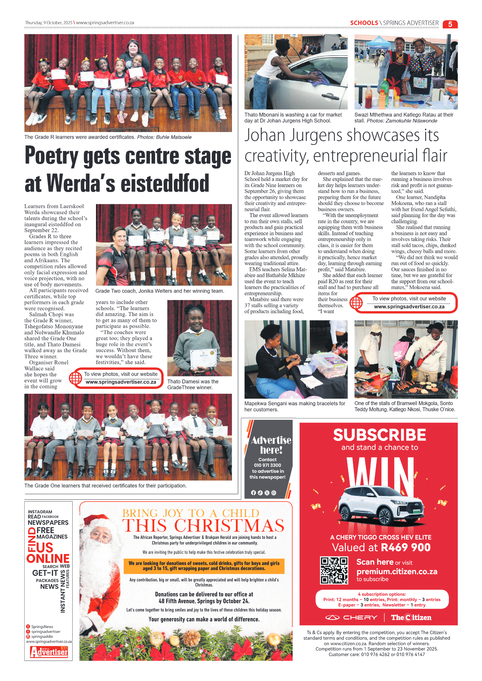 Springs Advertiser 9 October 2025 page 7