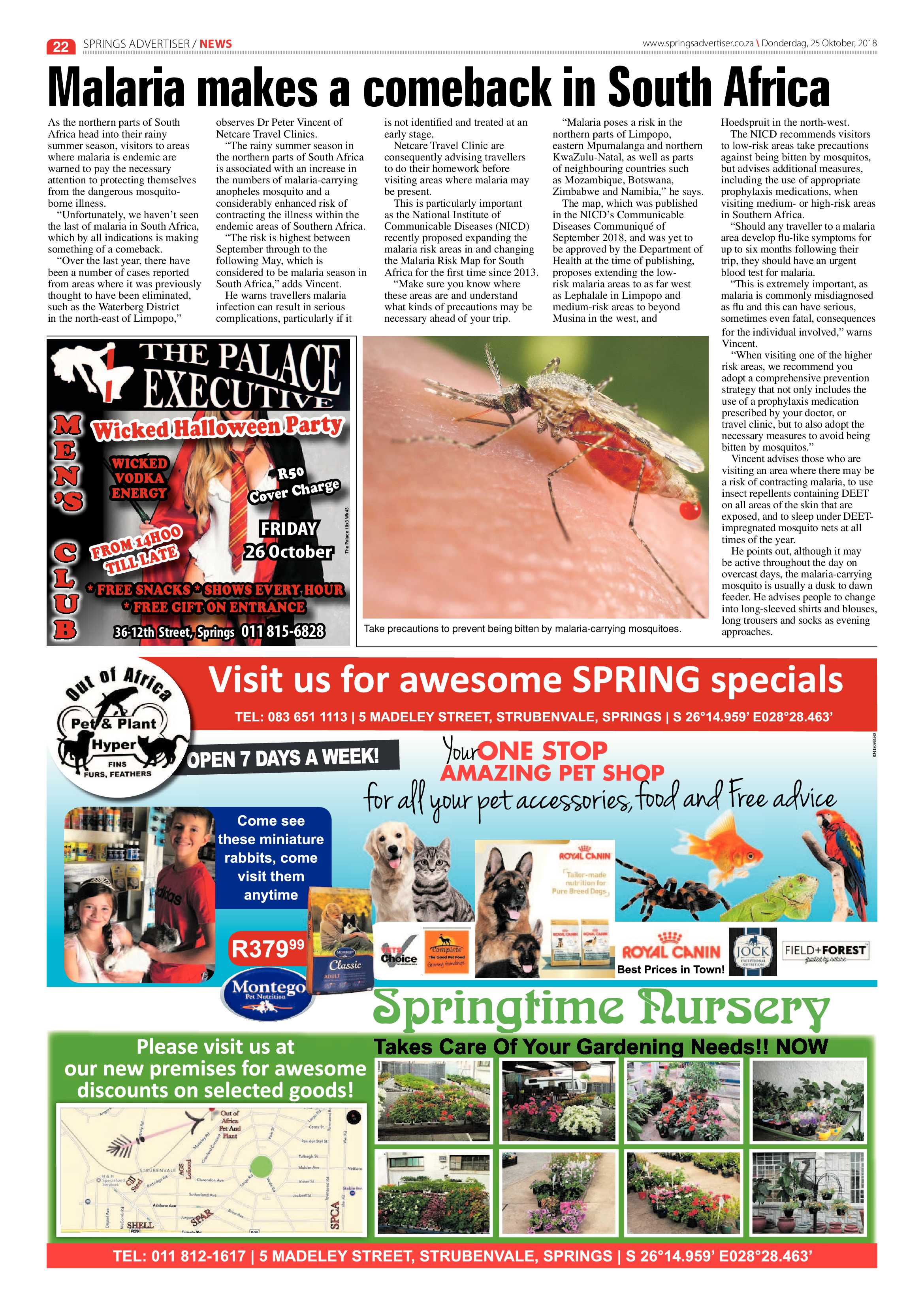 Springs advertiser 25 October 2018 page 22