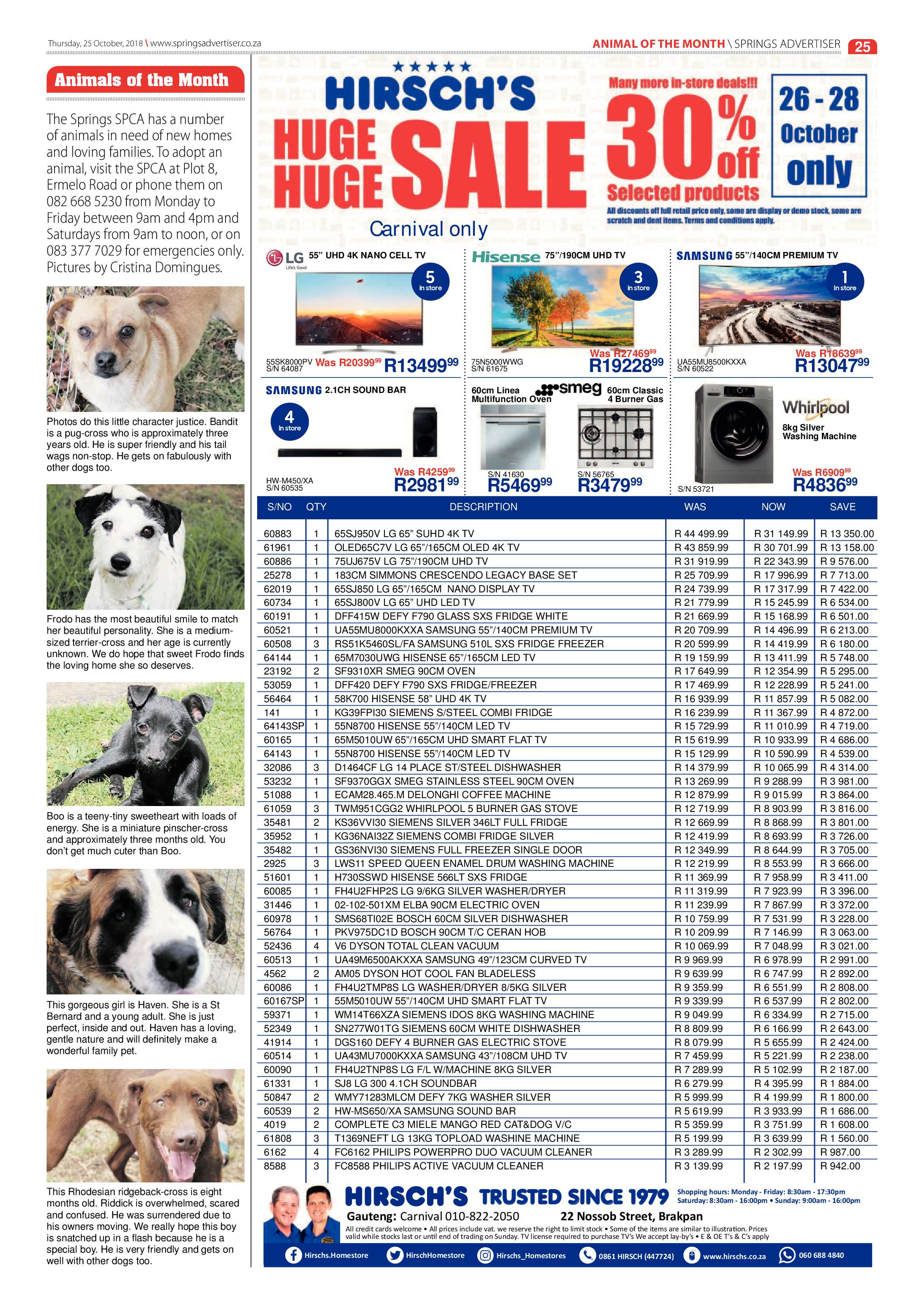Springs advertiser 25 October 2018 page 25