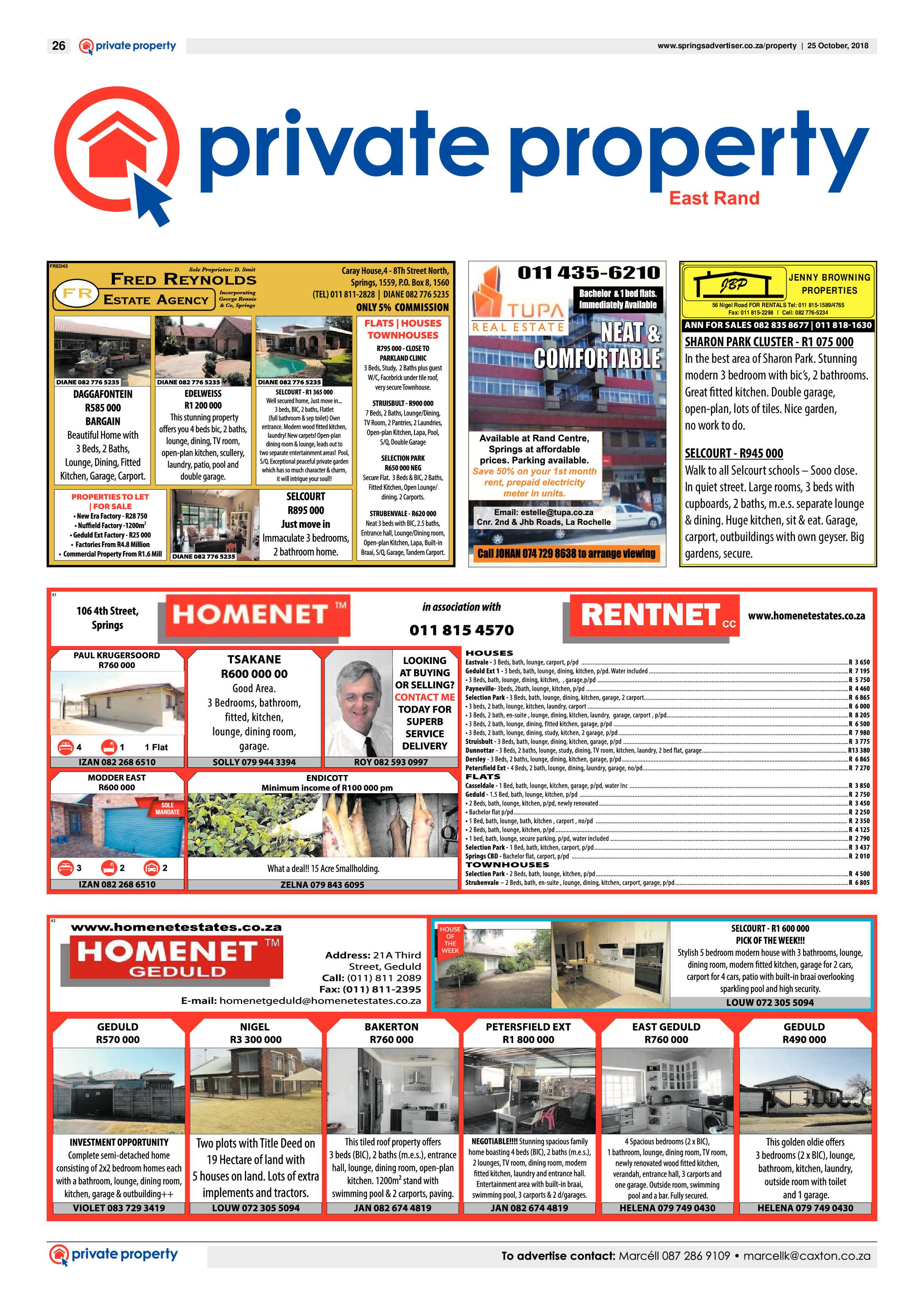 Springs advertiser 25 October 2018 page 26