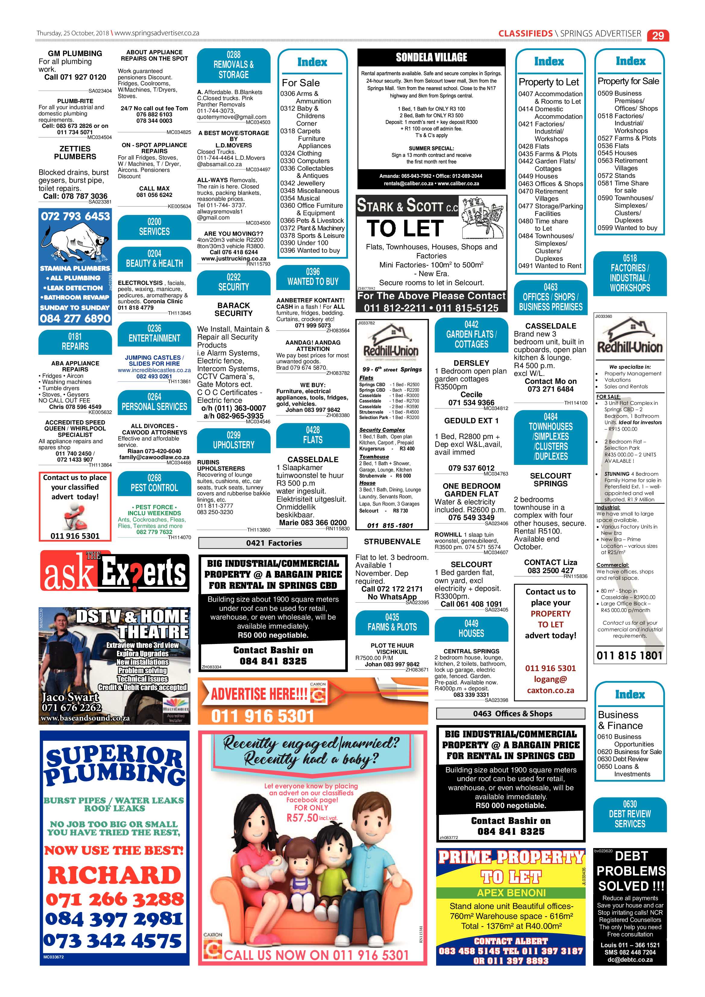 Springs advertiser 25 October 2018 page 29